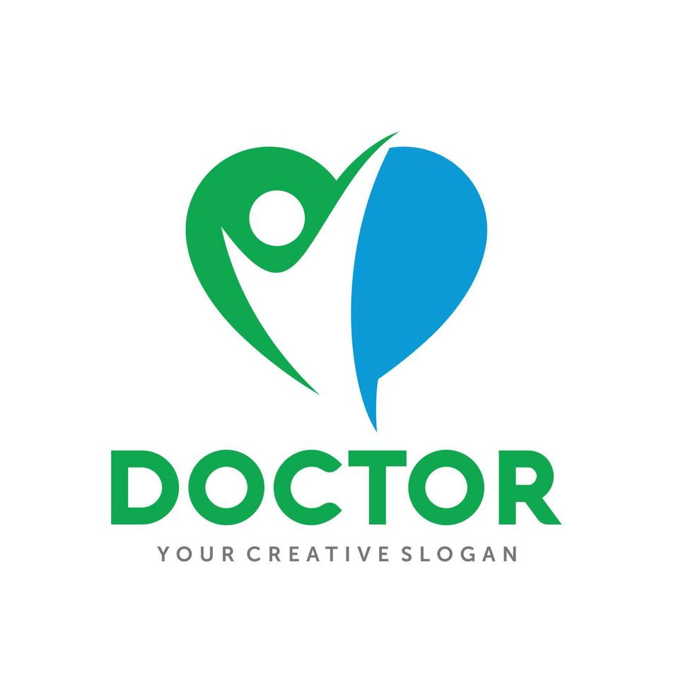 cuidado de la salud, logotipo del hospital, logotipo de la clínica, vector del logotipo del médico