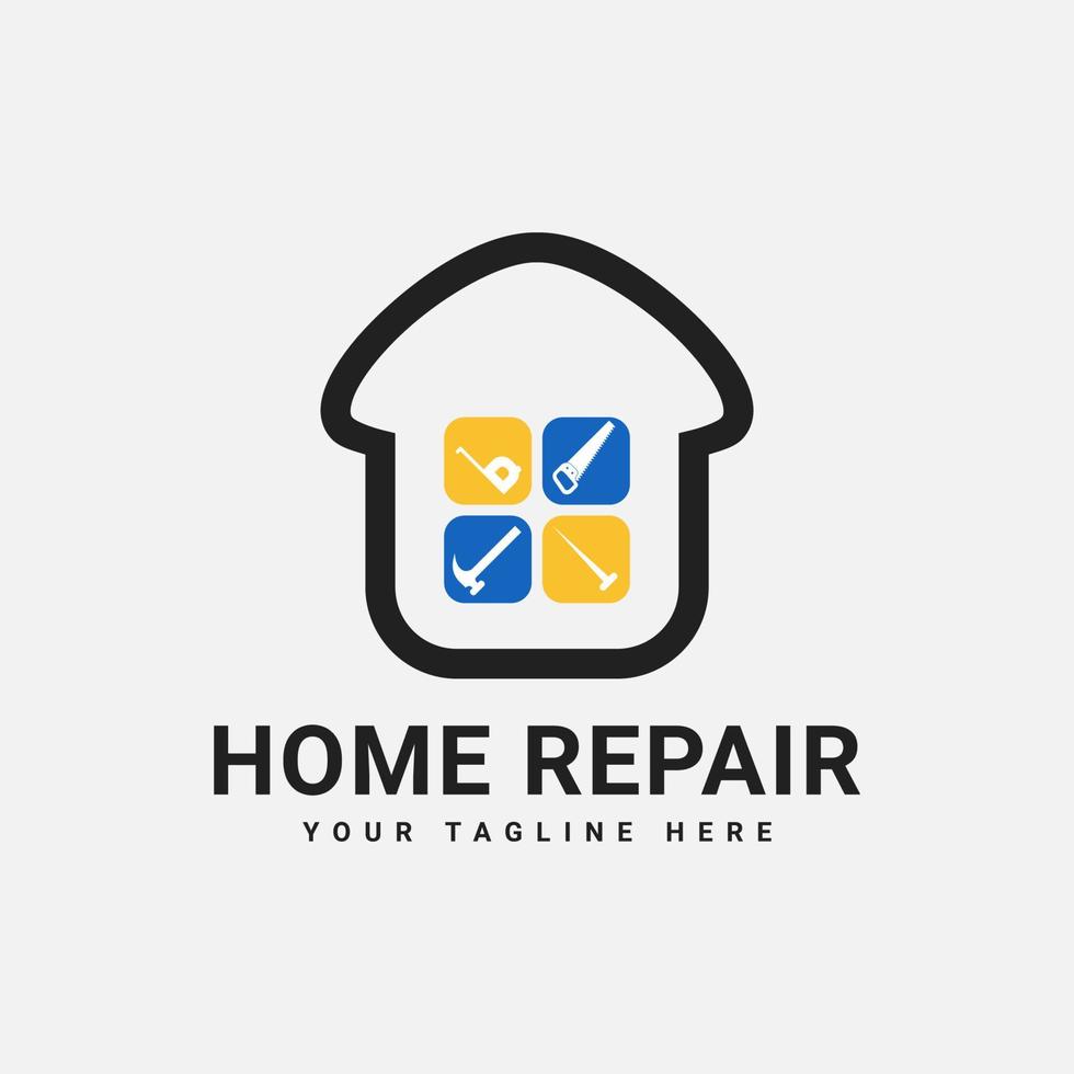 Home Repair Logo Design Concepts vector