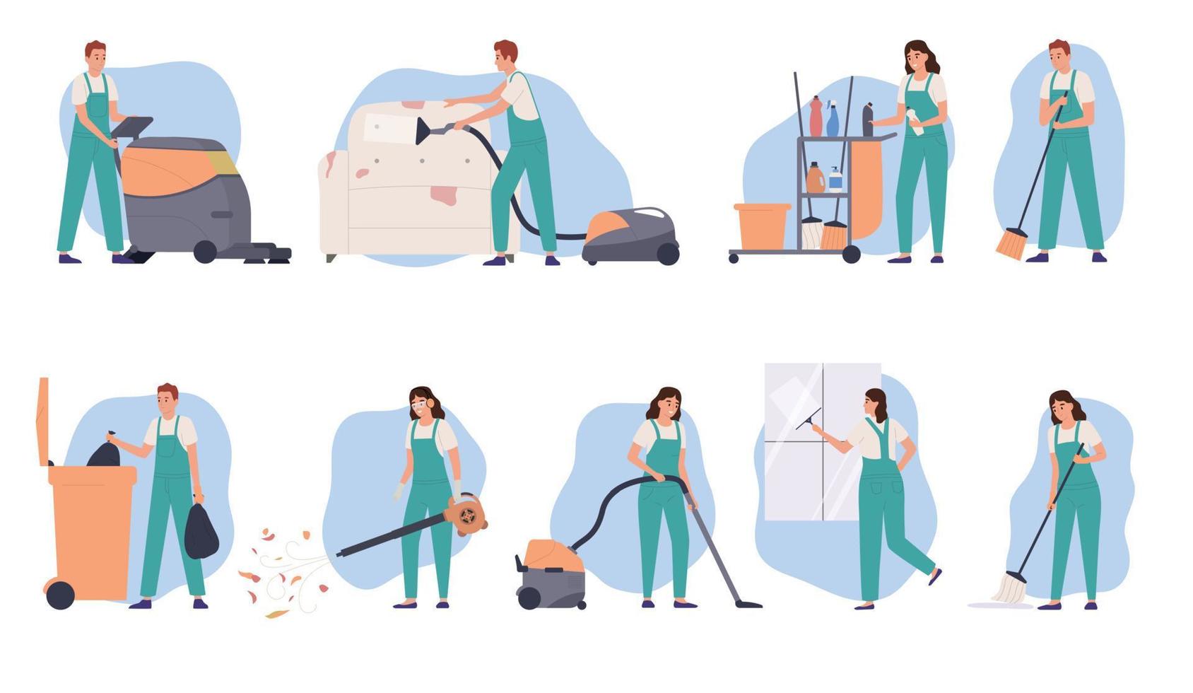 Cleaning Service Set vector