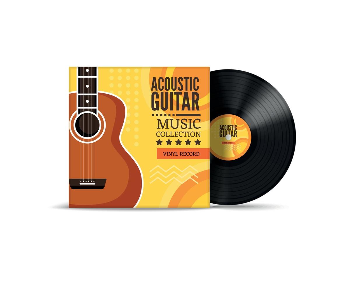 Vinyl Cover Design vector