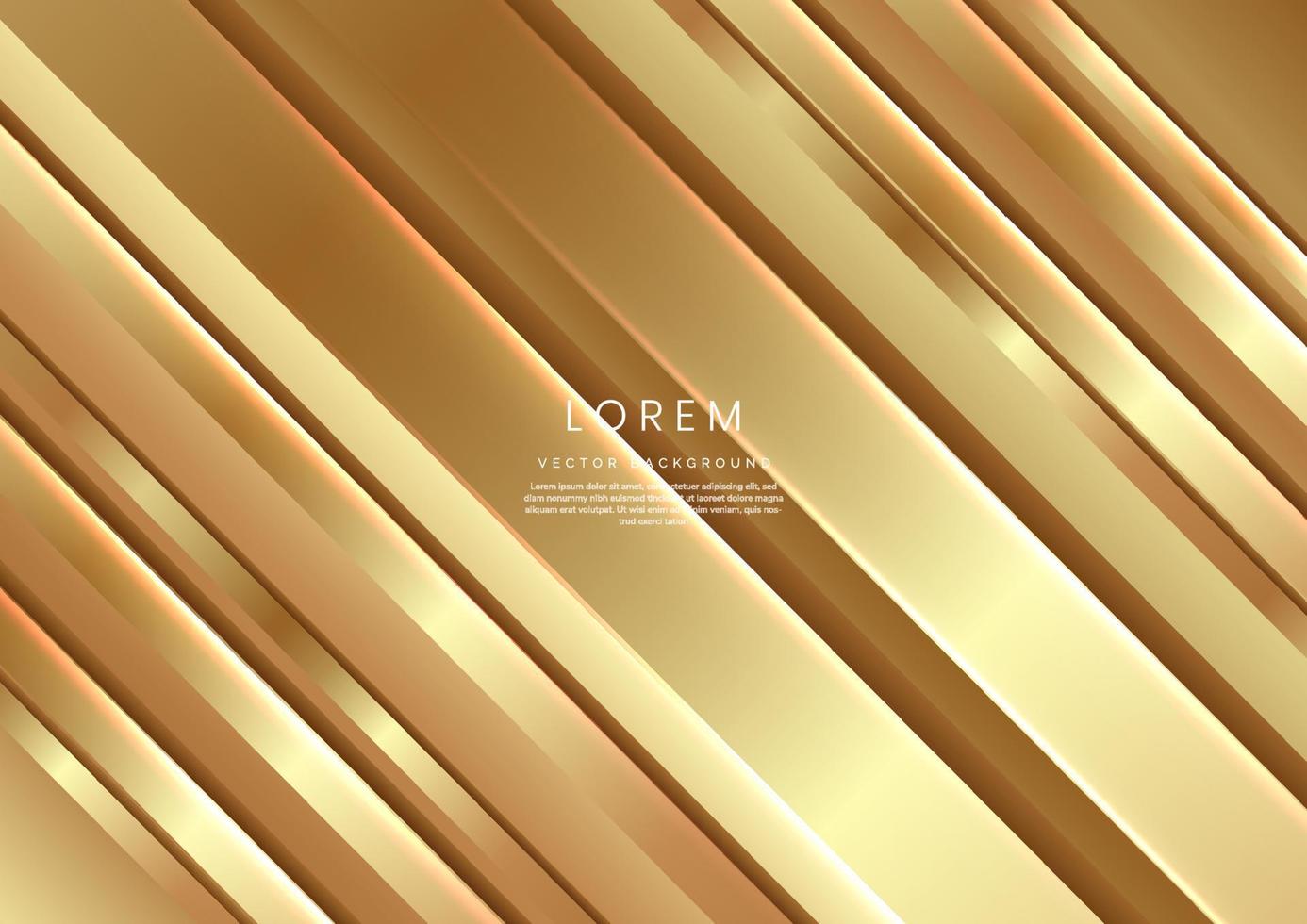 Abstract gold stripe lines diagonal sparkle. Luxury style. vector