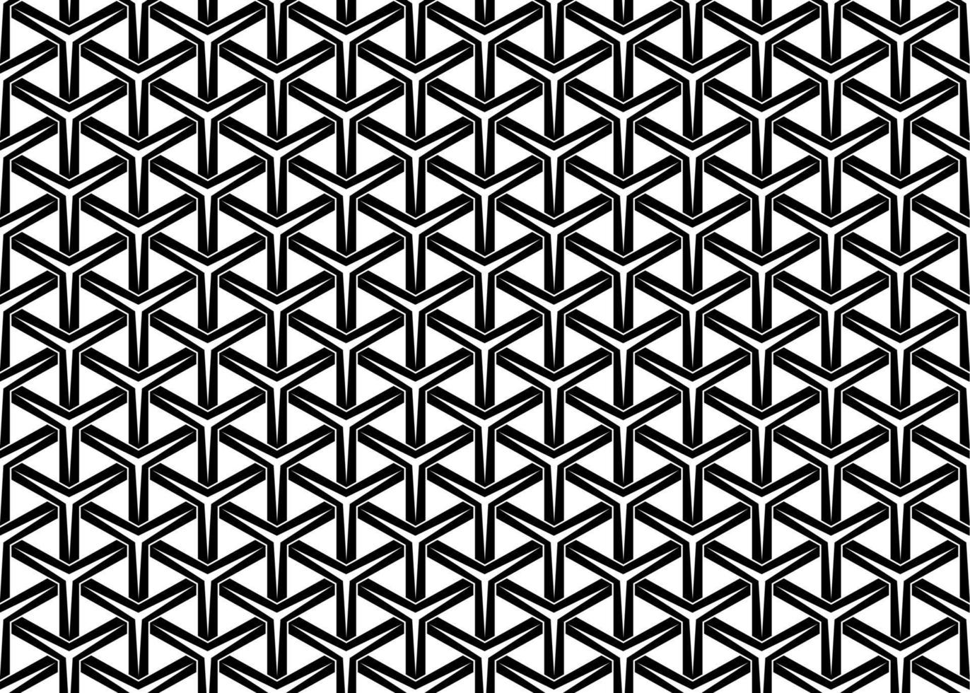 3d hexagon seamless pattern vector