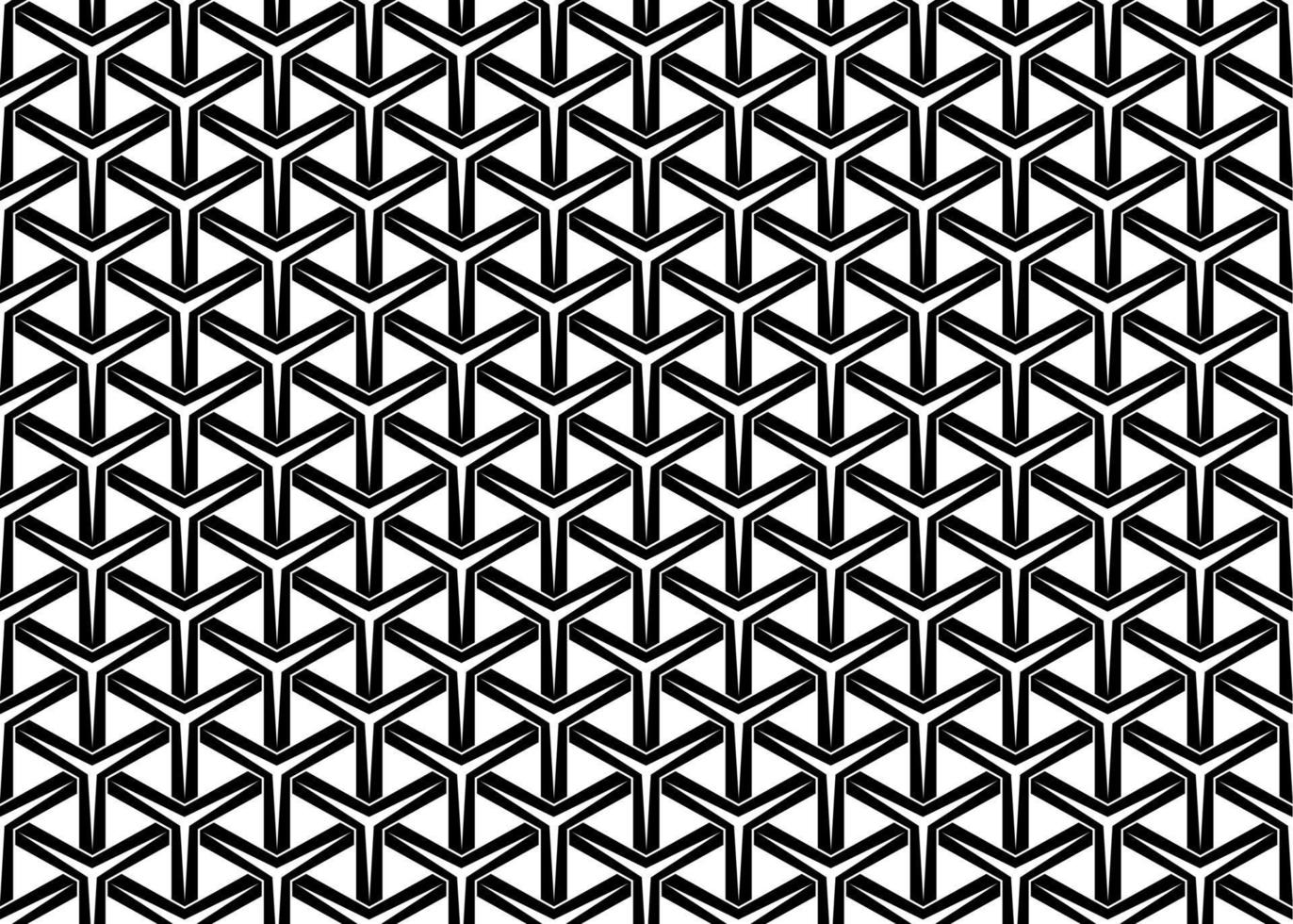 3d hexagon seamless pattern vector