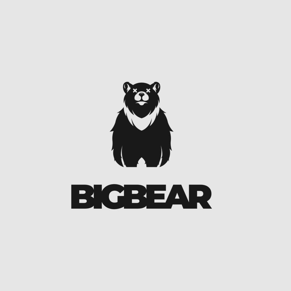 Bear Illustration Logo vector