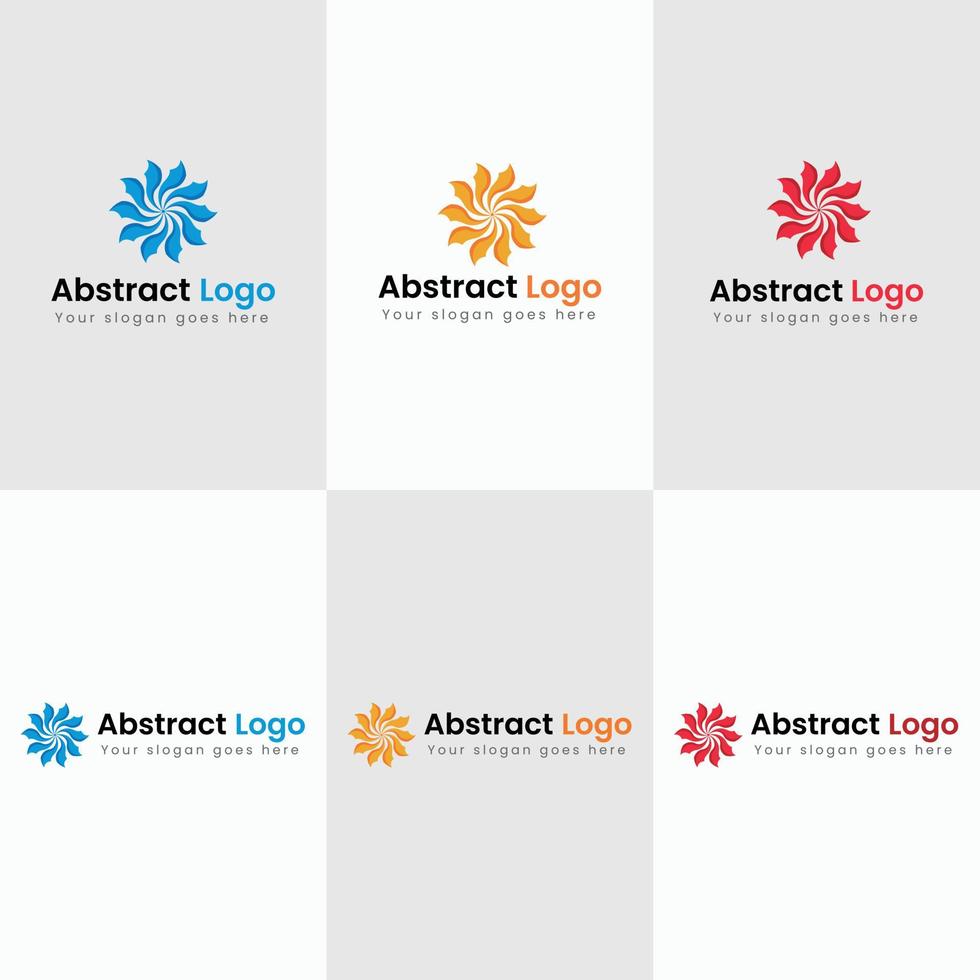 diseño de logotipo abstracto vector