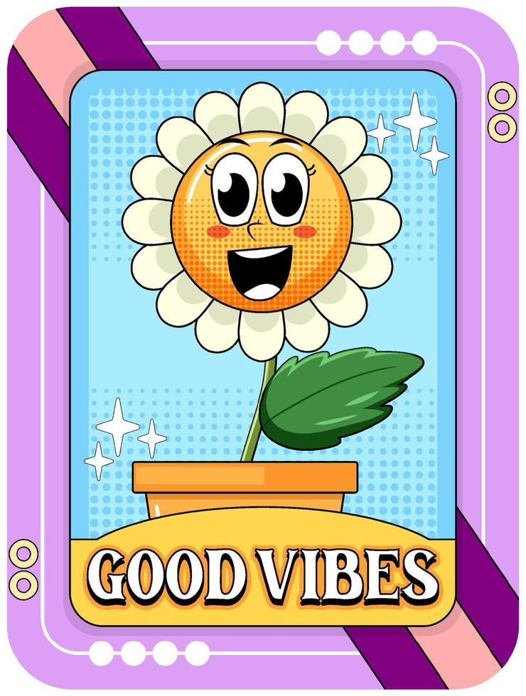 Funny sunflower cartoon character vector