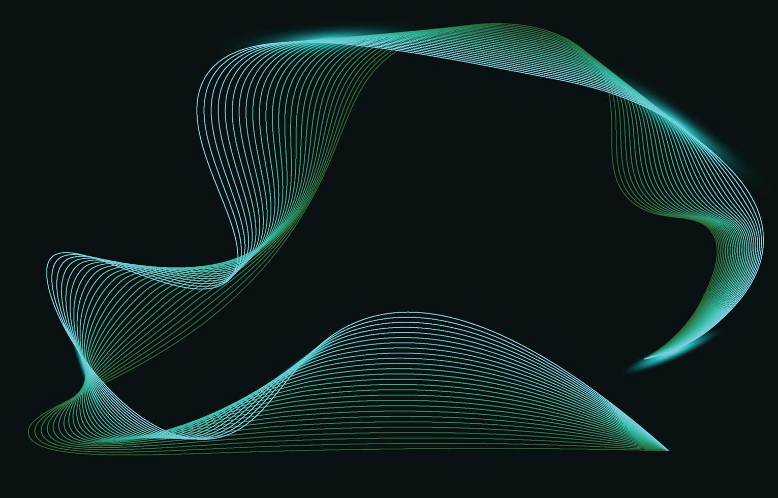 fondo abstracto, elemento de onda de línea, fondo de pantalla de ecualizador de espectro de sonido, ilustración de tecnología de partículas futuristas vectoriales. vector