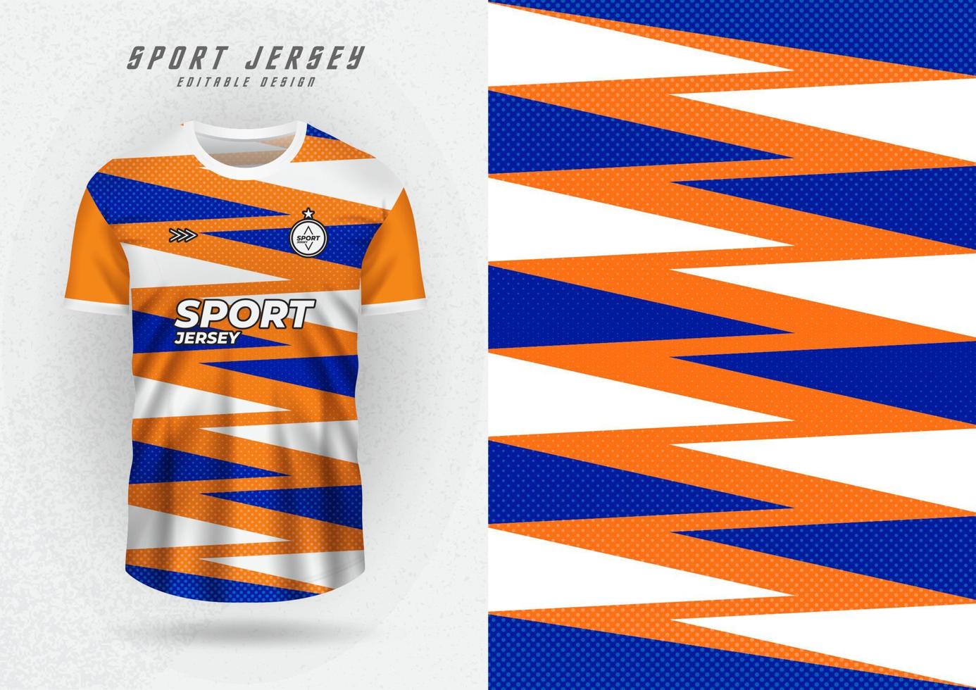 fondo de maqueta para camiseta deportiva naranja vector