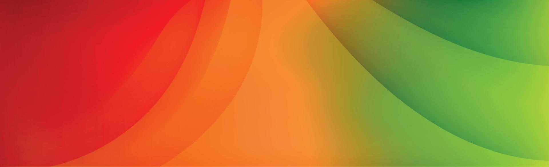 Panoramic abstract web background red orange gradient - Vector