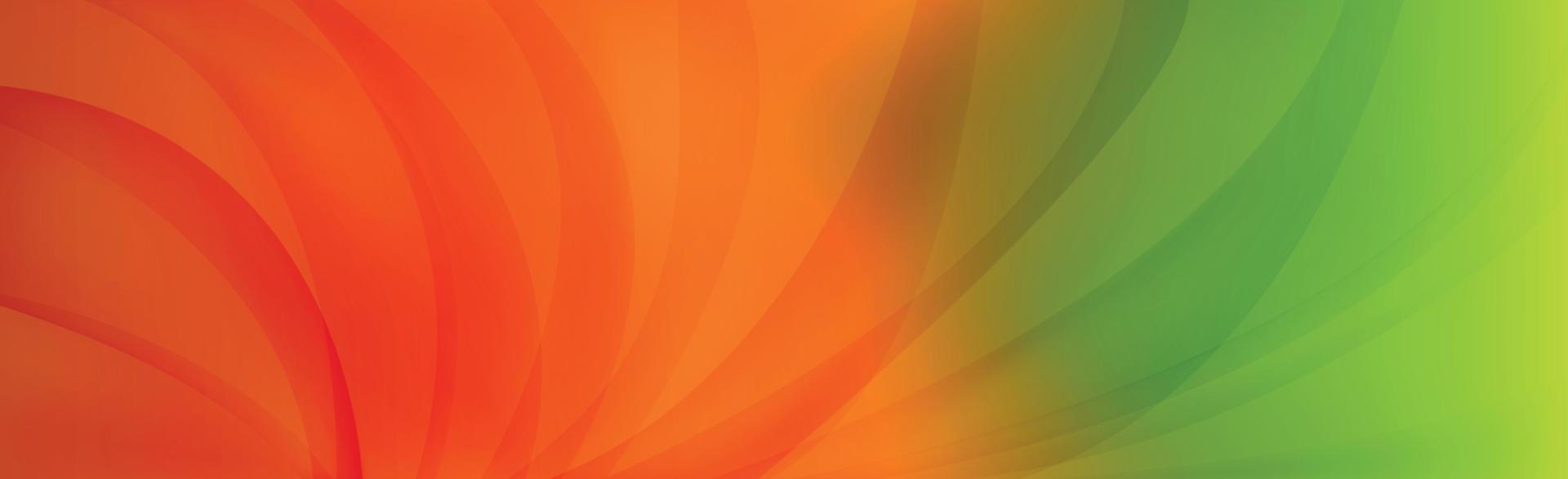 Panoramic abstract web background red orange gradient - Vector