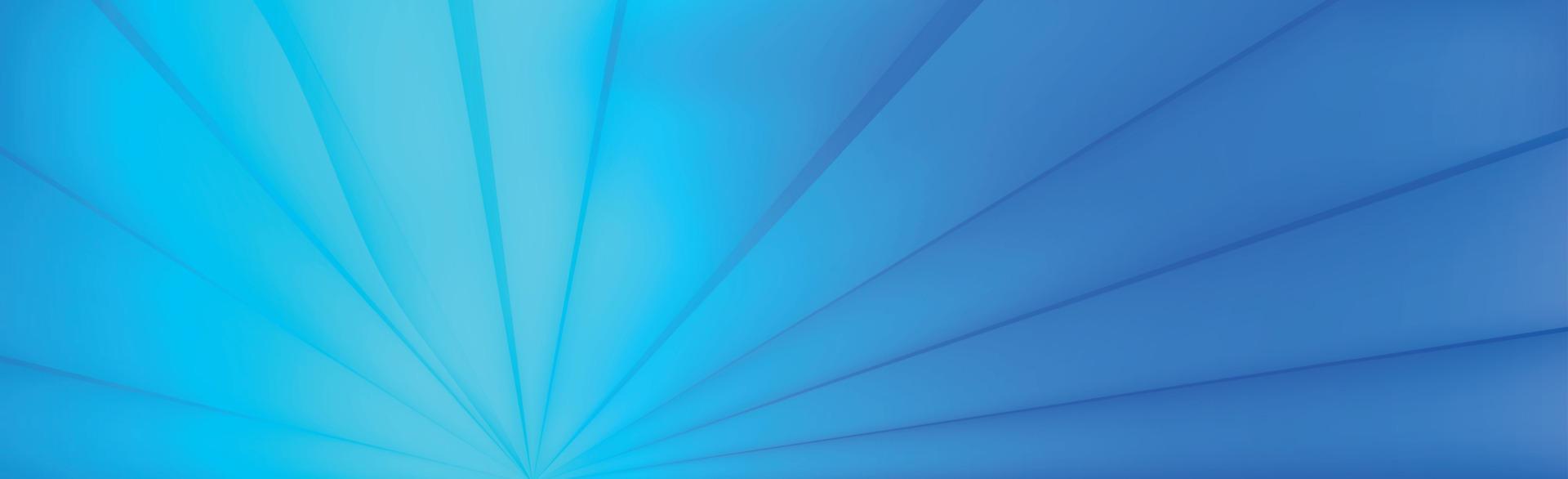 Panoramic abstract web background blue gradient - Vector