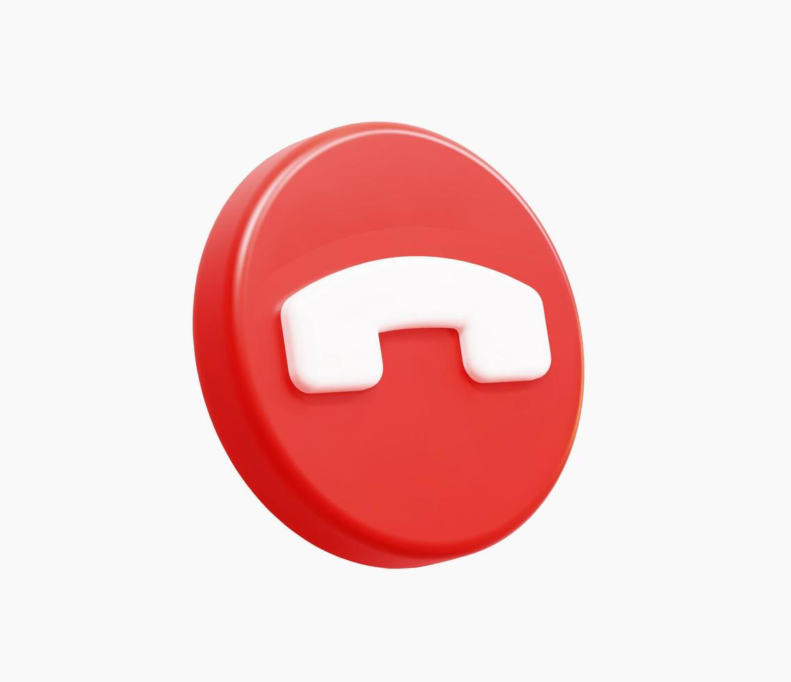 3d Realistic End Call vector illustration 8133526 Vector Art at Vecteezy