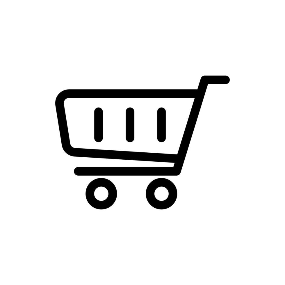 Shopping cart icon vector design templates