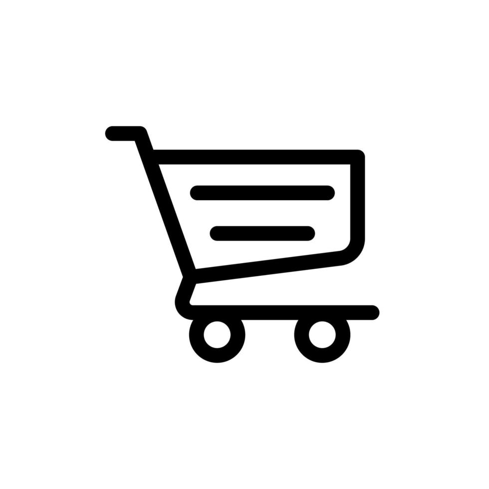 Plantillas de diseño de vector de icono de carrito de compras