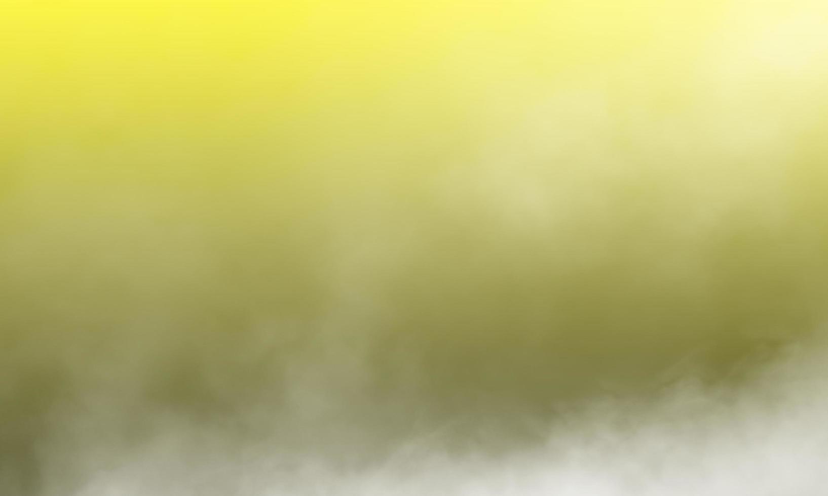 lemon yellow fog or smoke color isolated background for effect. photo