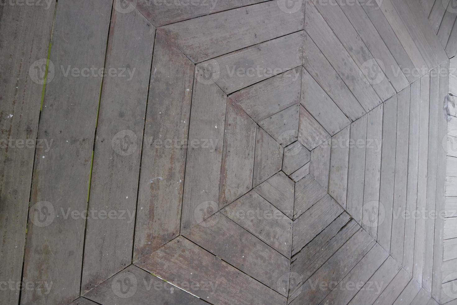 aesthetic octagon shaped wooden floor photo