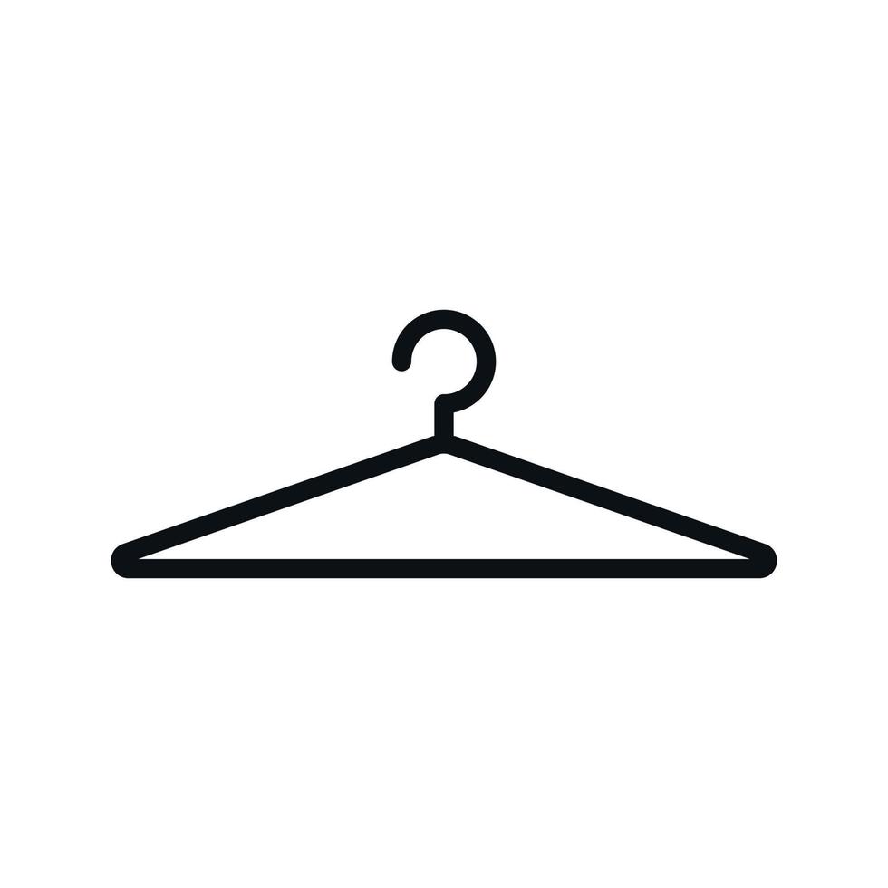 Hanger icon vector sign illustration trendy design. on blank background