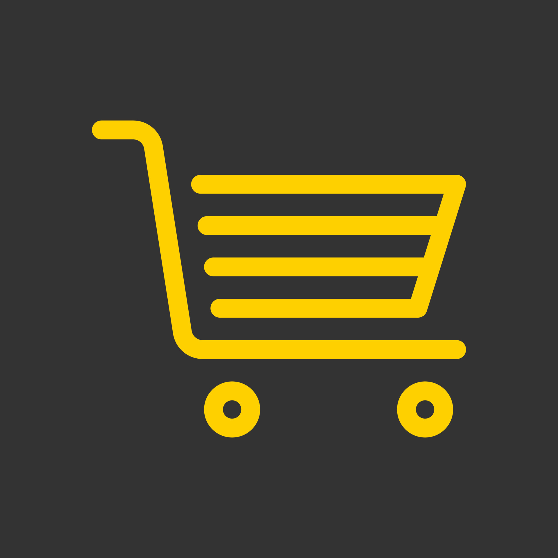 Shopping cart icon vector. Shopping cart icon in trendy design style