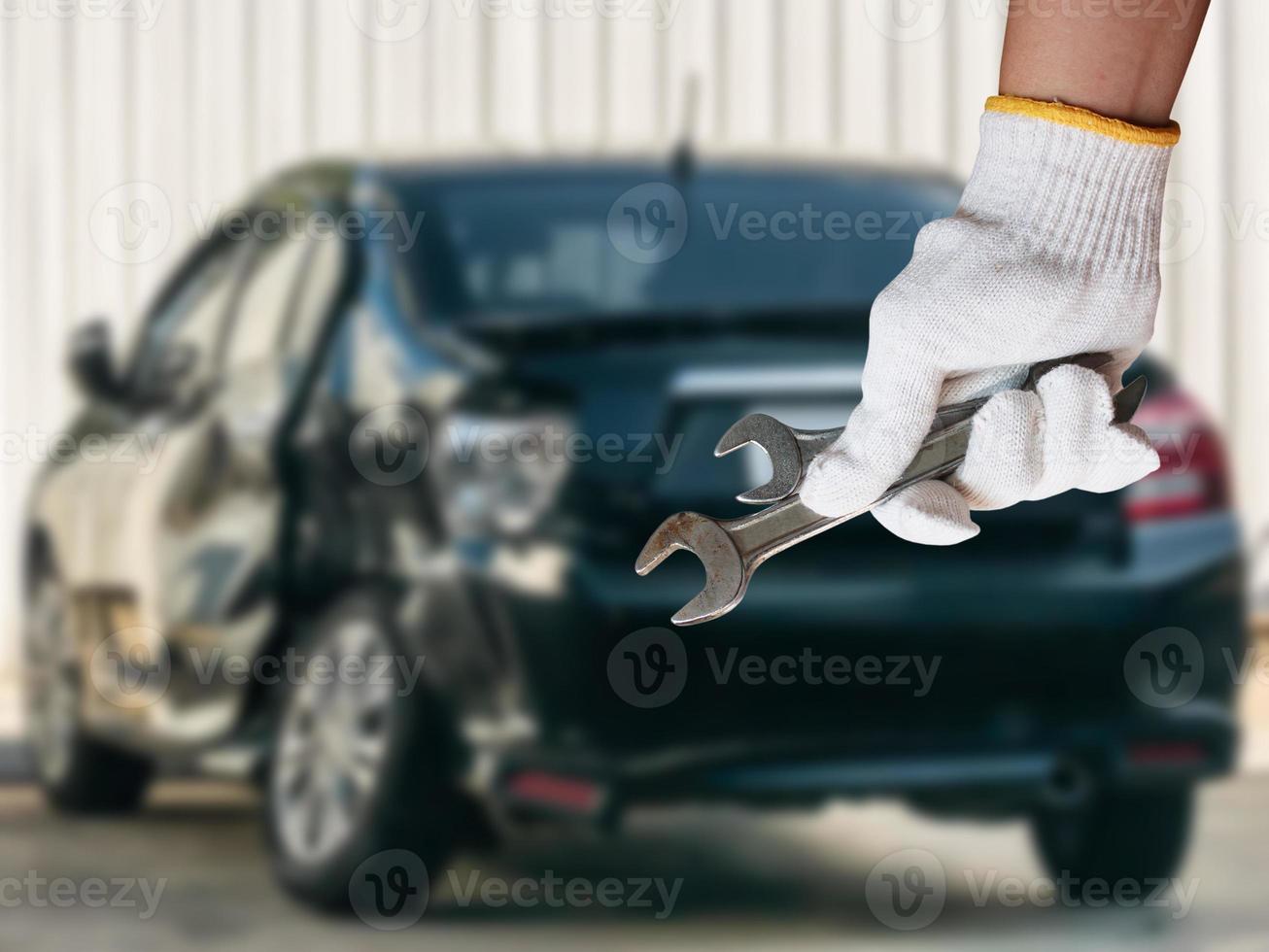 Car repairing background photo