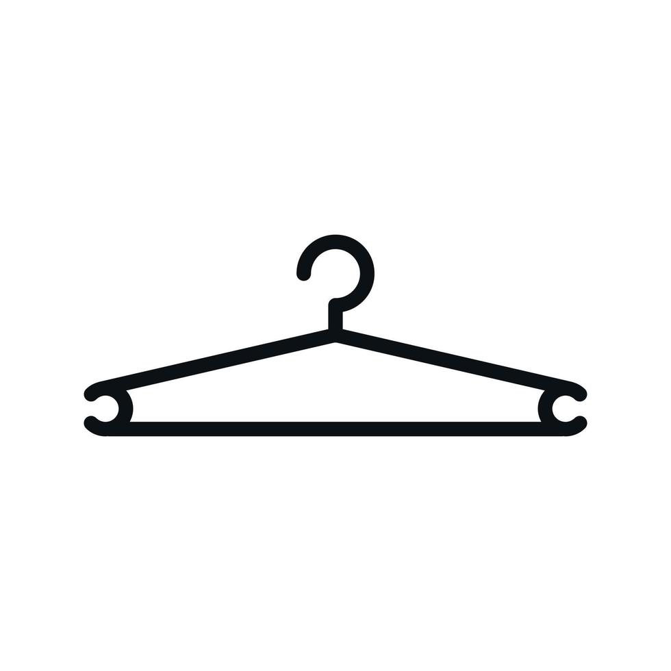 Hanger icon vector sign illustration trendy design. on blank background