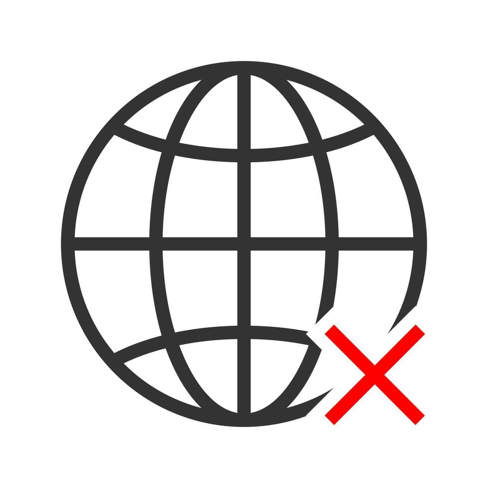 internet. Globe icon vector design illustration