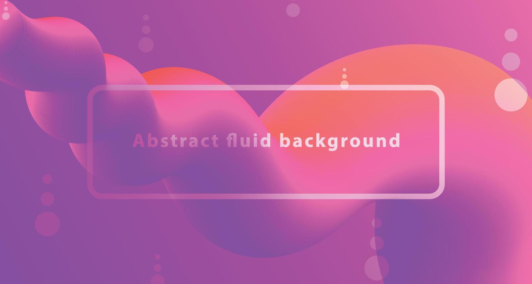 fondo abstracto Gradiente fluido 3d, colorido y moderno en conceptos de temporada de verano, formas de flujo de ilustración vectorial. onda liquida vector
