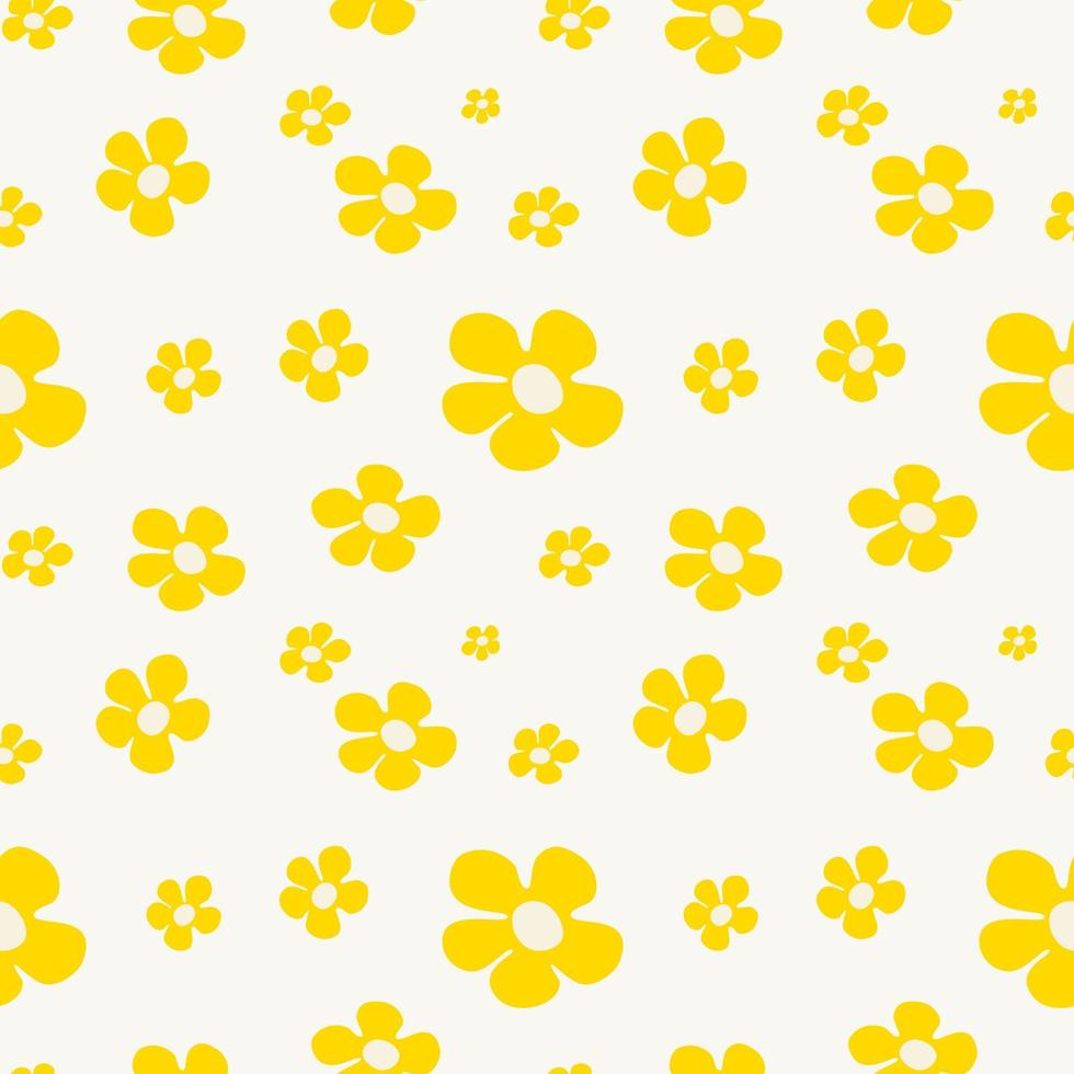 seamless pattern flower background, watercolor, nature wallpaper, fabric pattern, textile, hand drawn illustration vector