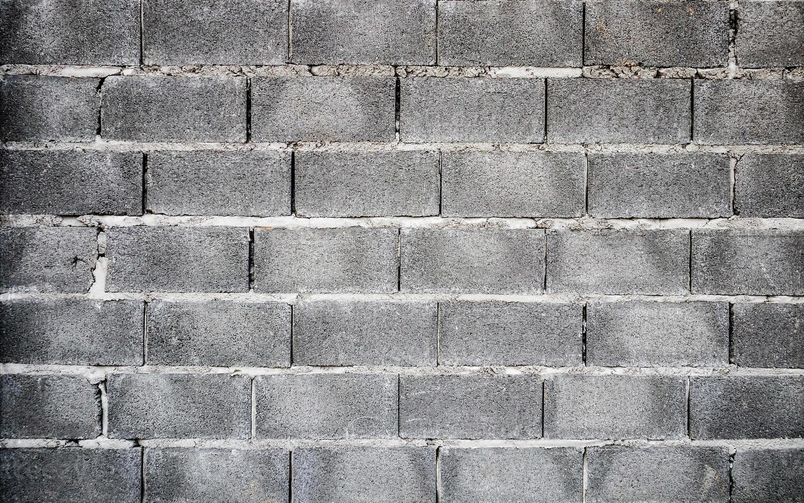 Concrete block wall background texture photo