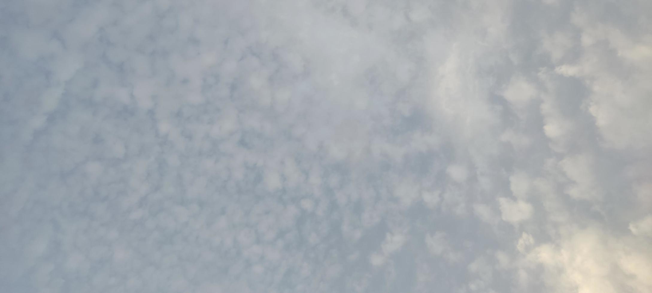 Sky view with clouds photo