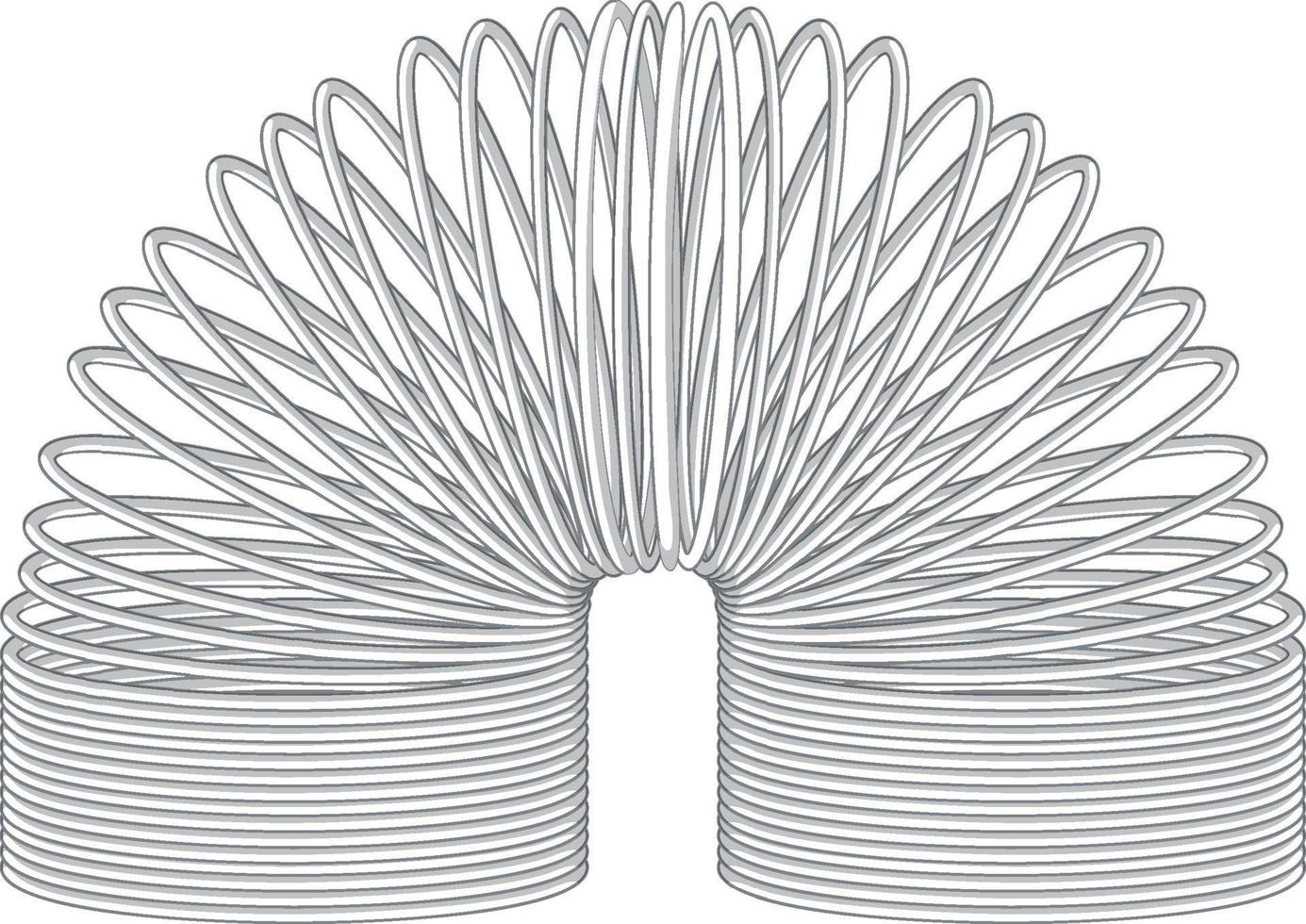 A simple magic spring on white background vector