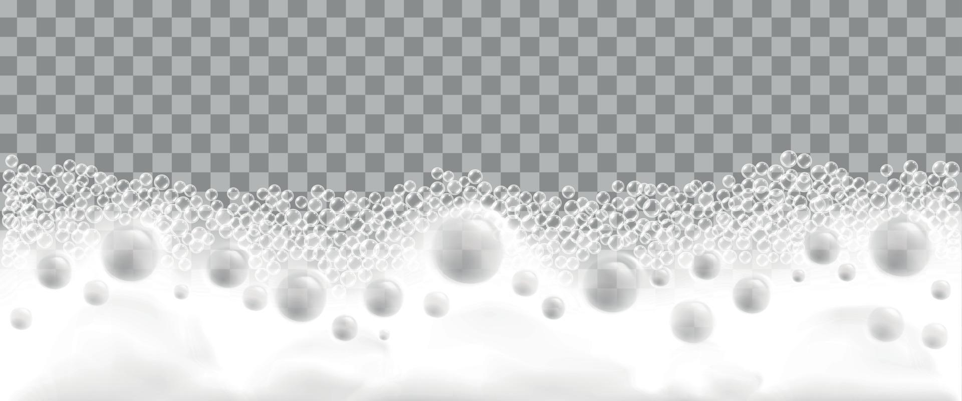 Realistic Foam Concept vector
