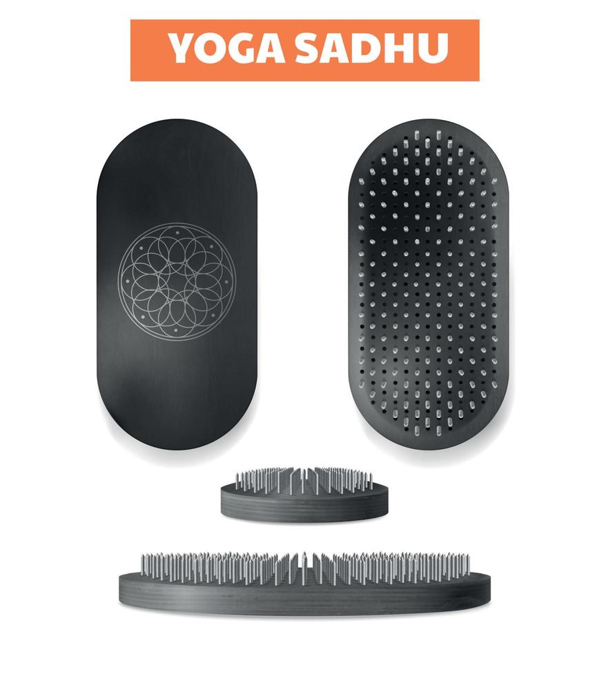 Realistic Sadhu Board vector