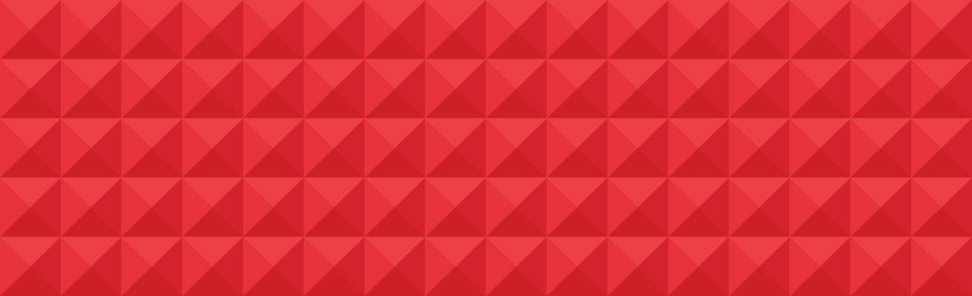 Abstract panoramic web background red squares - Vector