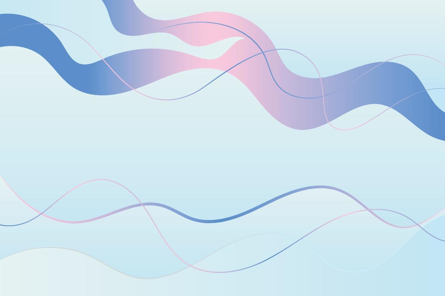 Abstract vector background, elegant wavy lines for brochure, poster, flyer, invitation, and presentation. Navy blue gradient wave illustration