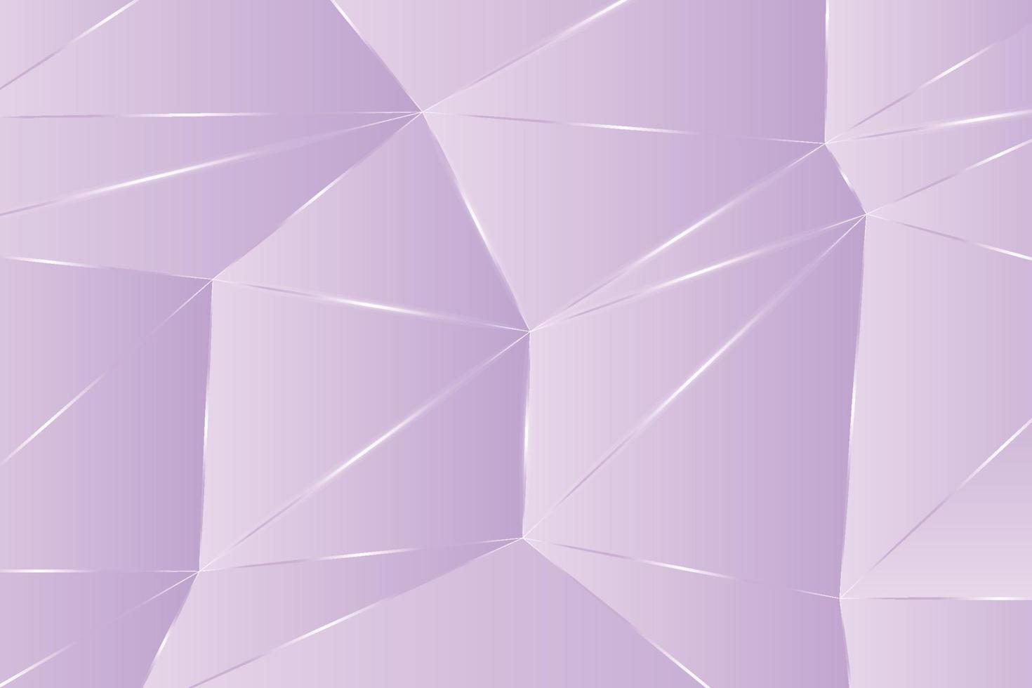 Lilac geometric texture with gradient contour lines background. Abstract luxury polygon illustration for card, app, web, and presentation vector