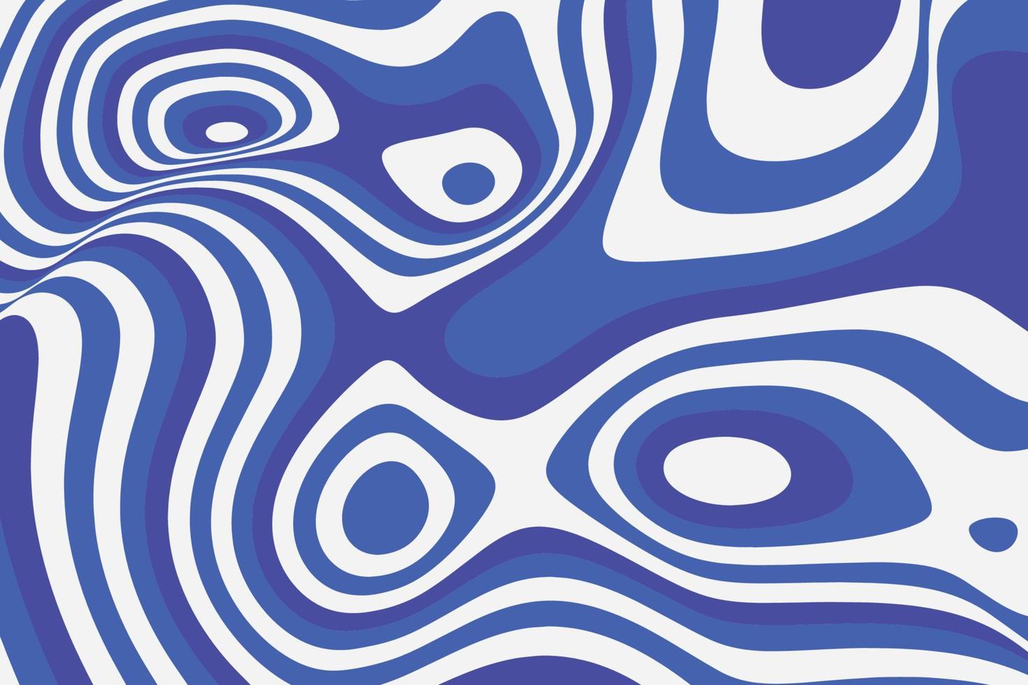 concepto de fondo de rayas líquidas azules brillantes. resumen fluido ilusión óptica círculo puntos patrón textura vector