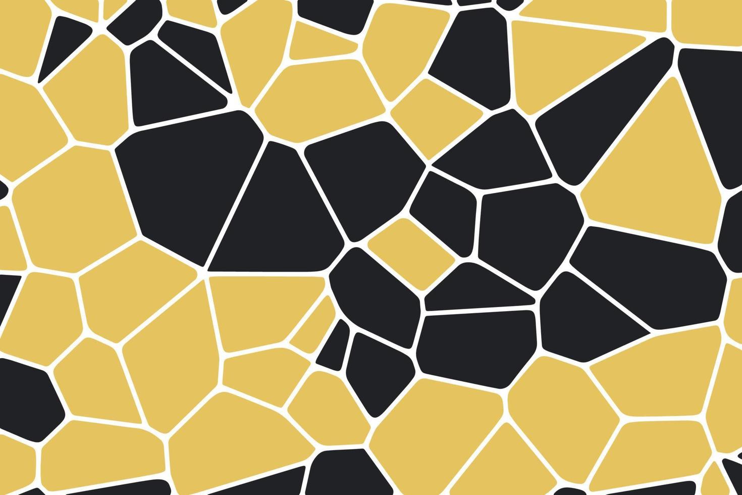 fondo de diagrama de voronoi geométrico marrón abstracto. diseño plano moderno y sencillo. ilustración de patrón de mosaico poligonal vector