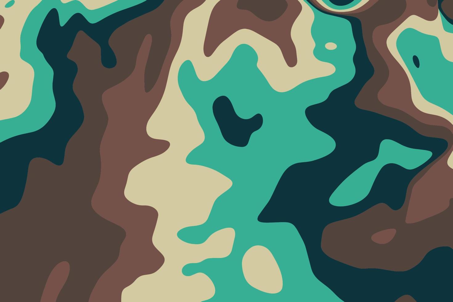 fondo de camuflaje de caza. diseño de textura militar de camuflaje abstracto. patrón de manchas líquidas de moda. colores marrón, verde, oliva, caqui vector