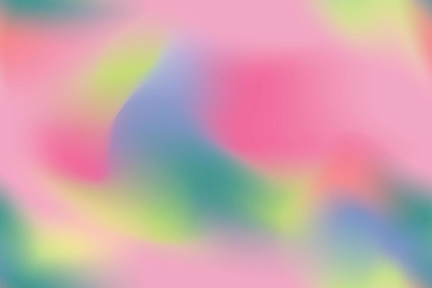 Iridescent holographic gradient tileable background. Dynamic vivid liquid repeat texture. Abstract neon blur seamless backdrop in the rainbow color mix vector