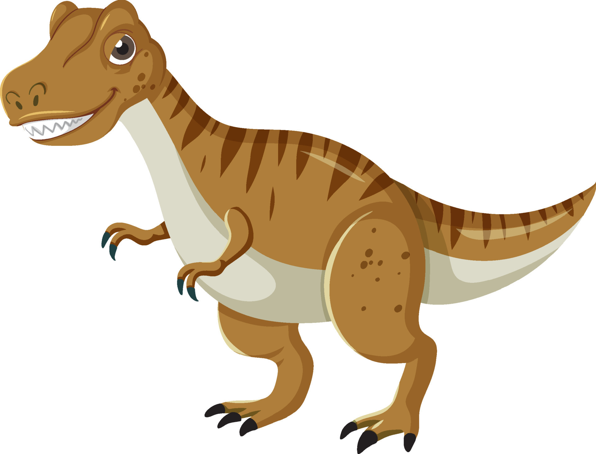 Cute Tyrannosaurus Dinosaur Cartoon 8138456 Vector Art at Vecteezy