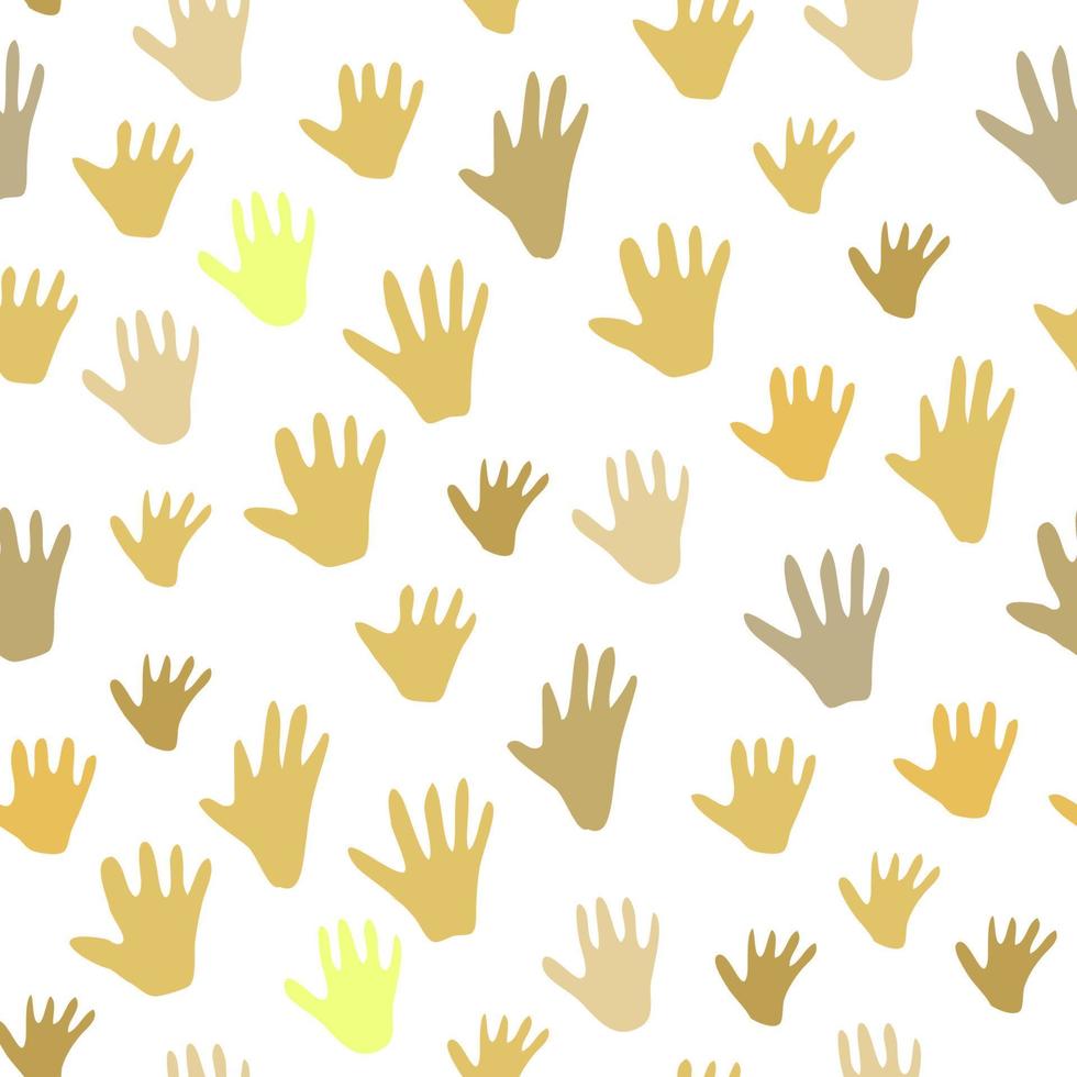seamless pattern of the abstract hands, arms vector