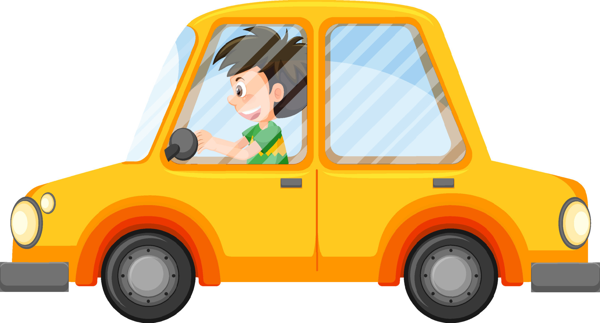 Driver boy in a car cartoon 8138784 Vector Art at Vecteezy Driver boy in a car cartoon 8138784 Vector Art at Vecteezy