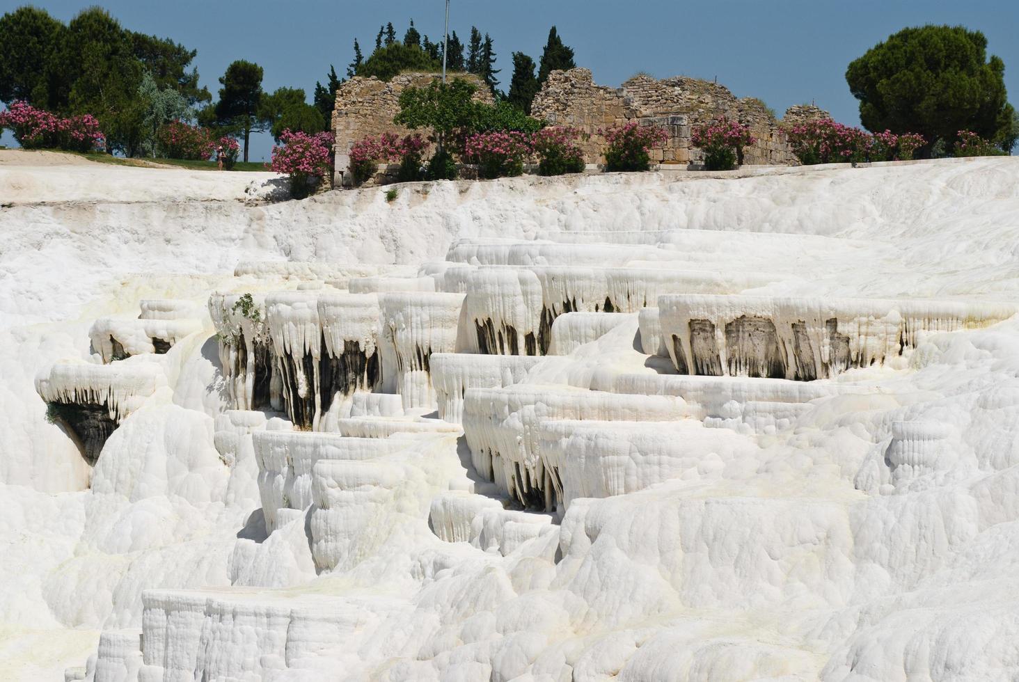 Pamukale, the natural park in Turkey photo