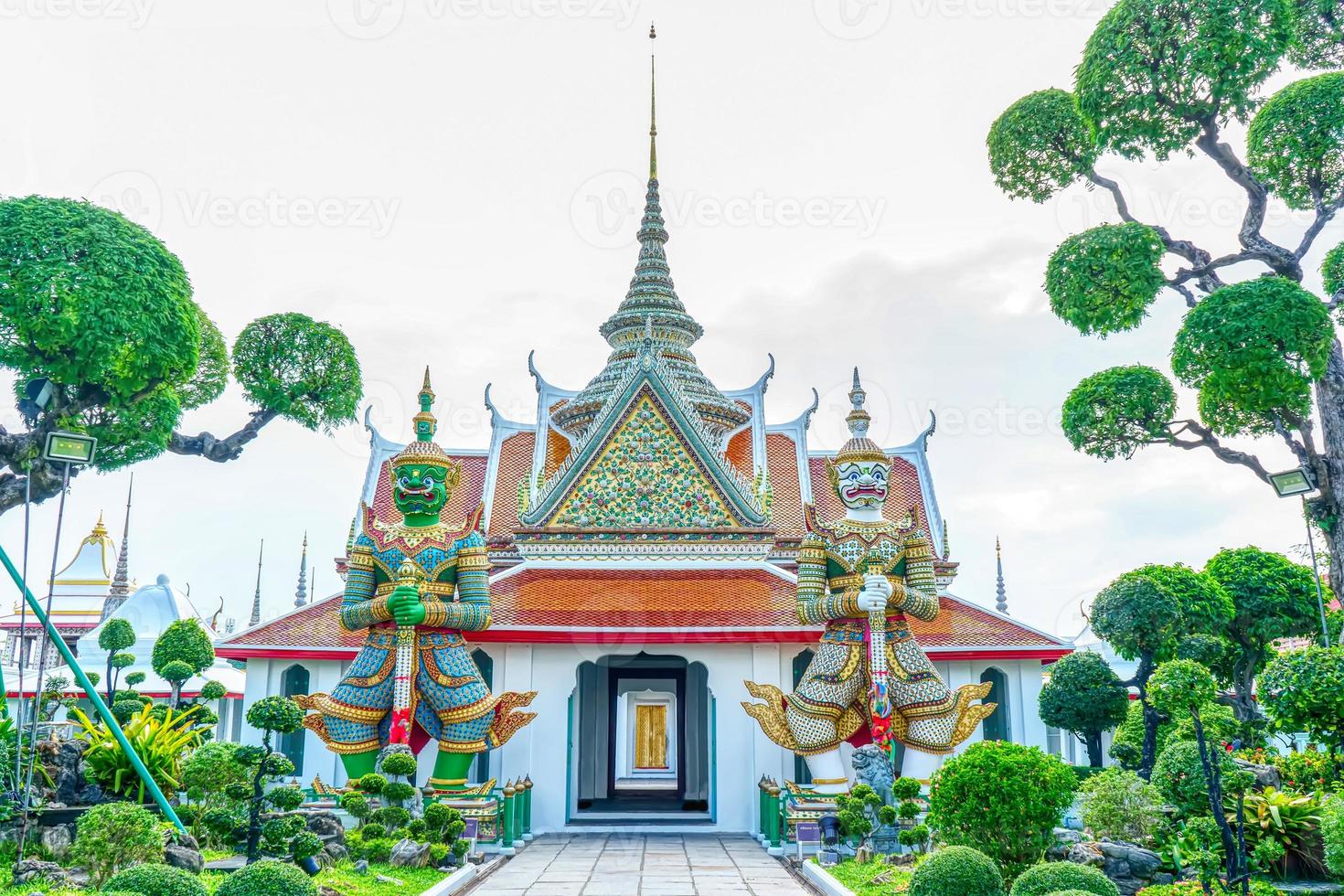 Wat Arun is landmark in Thailand photo