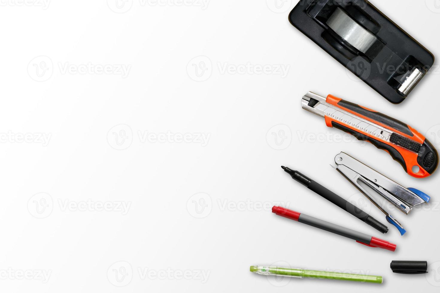 work space on table top photo