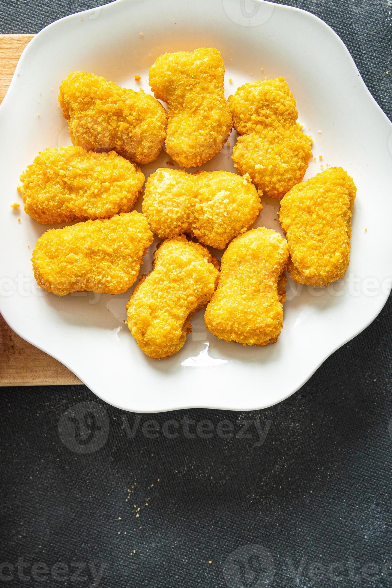chicken nuggets deep fried poultry meat fresh healthy meal food snack