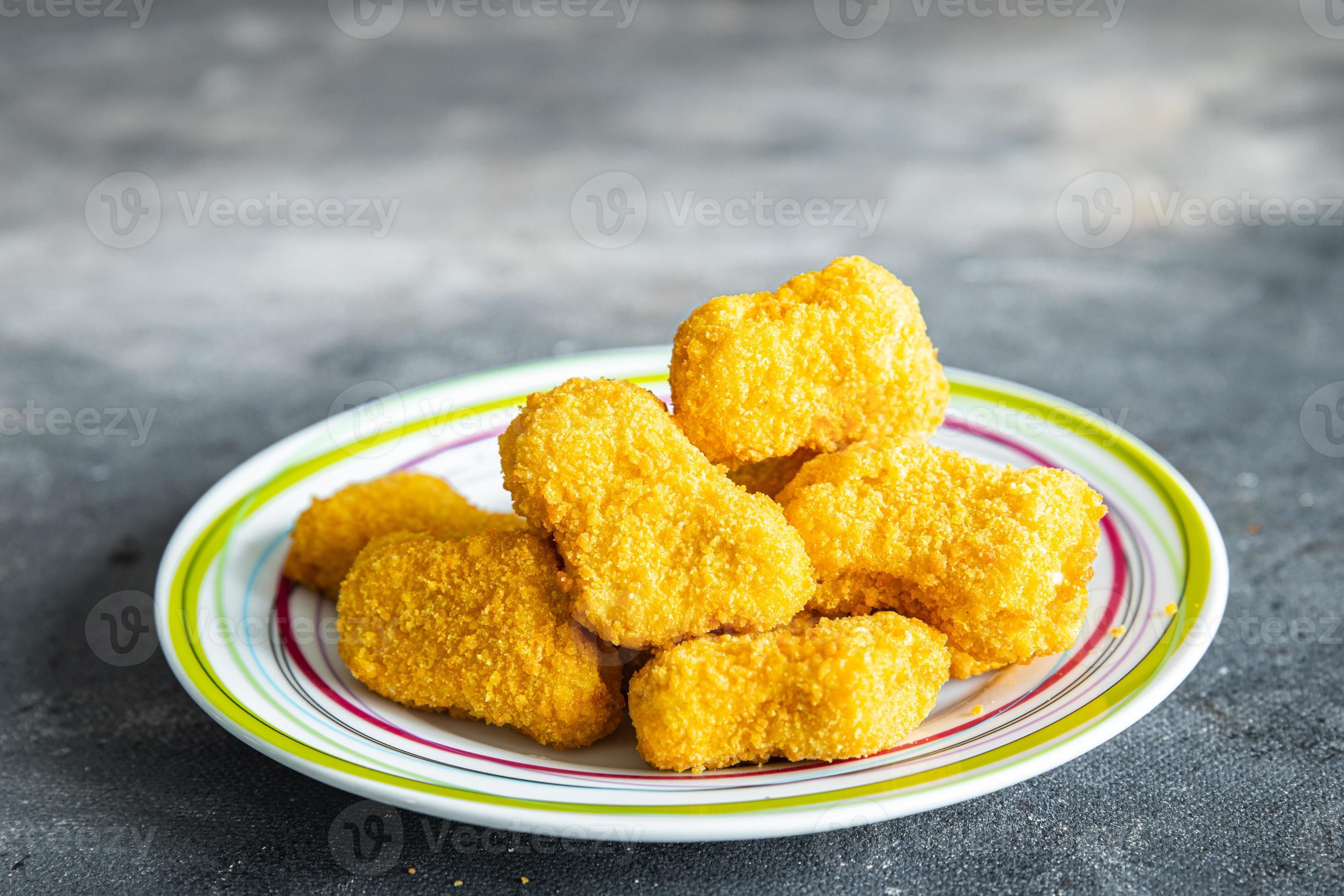 chicken nuggets deep fried poultry meat fresh healthy meal food snack