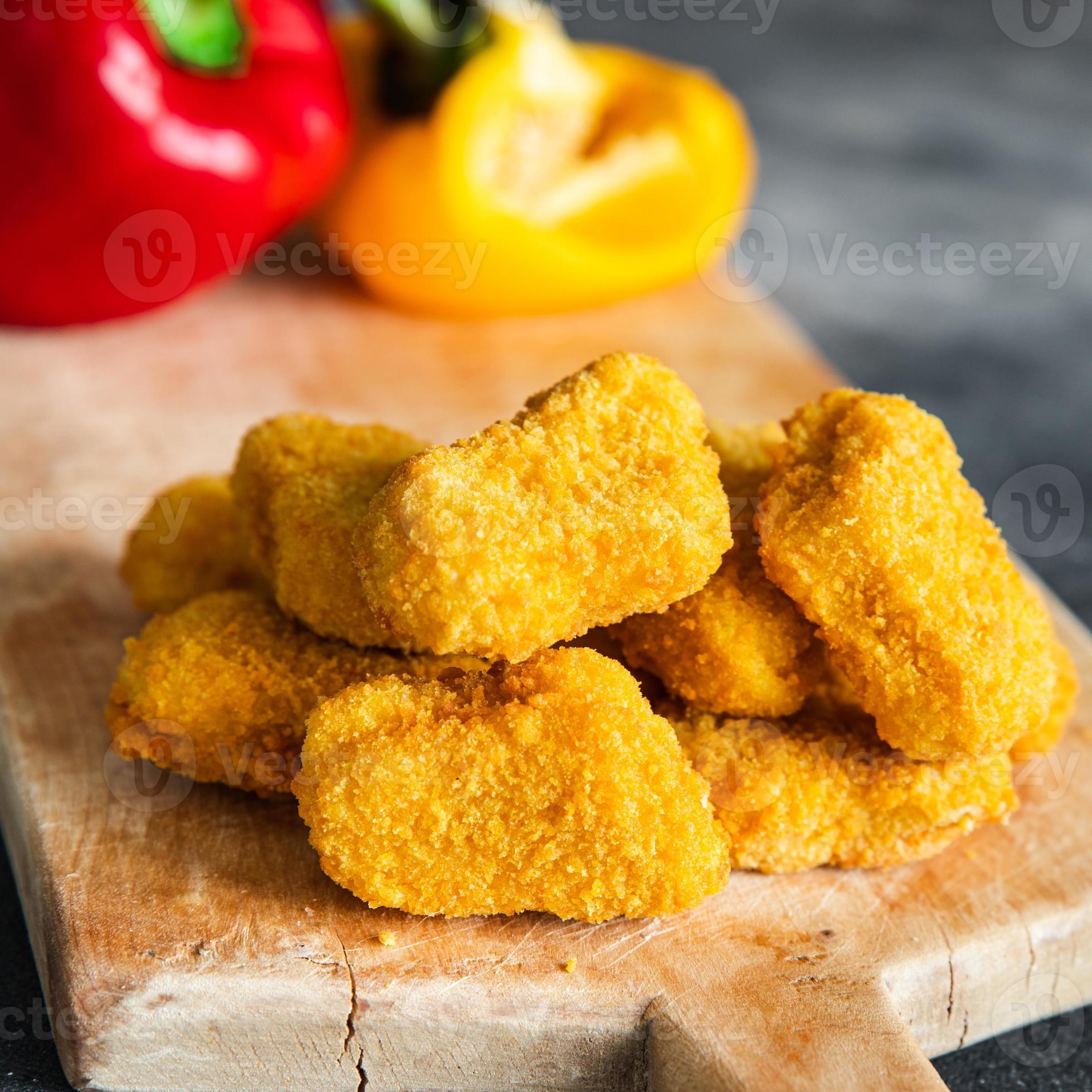 chicken nuggets deep fried poultry meat fresh healthy meal food snack