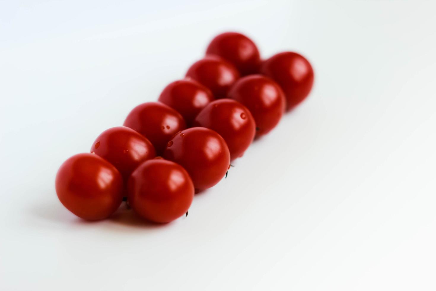 Fresh delicious cherry tomatoes. photo