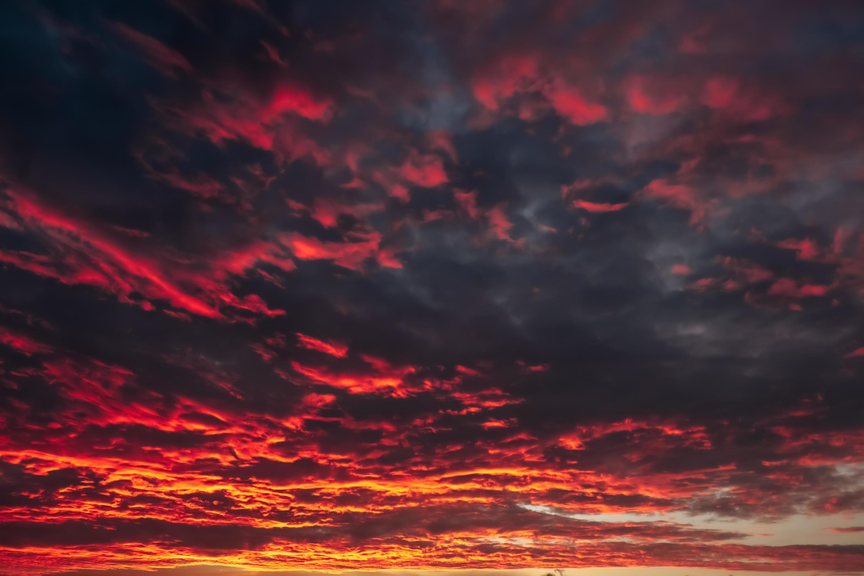 red fire blood sunset sky cloudscape beautiful phenomenon nature background  8140048 Stock Photo at Vecteezy